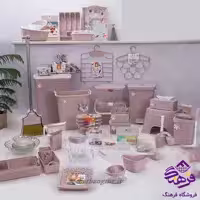 سرویس جهیزیه 70 پارچه هومکت طرح دنیس رنگ کرپ