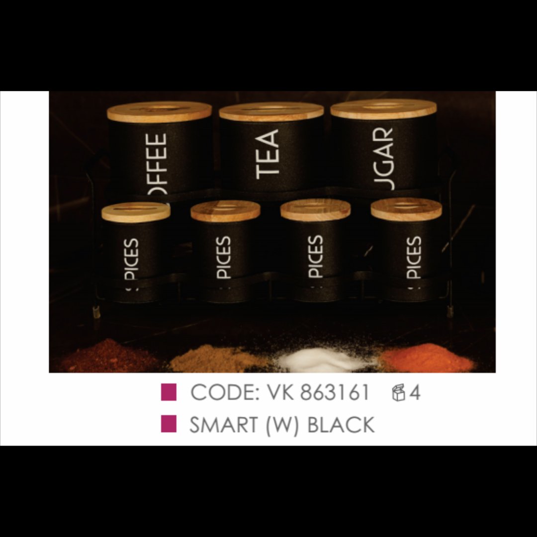 ست پاسماوری 8 پارچه برند BVK کد 863161 رنگ مشکی چاپ سفید 