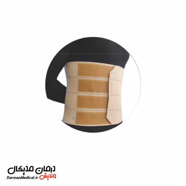 شکم بند قابل تنظیم ساده سما طب پاکان کد 4017