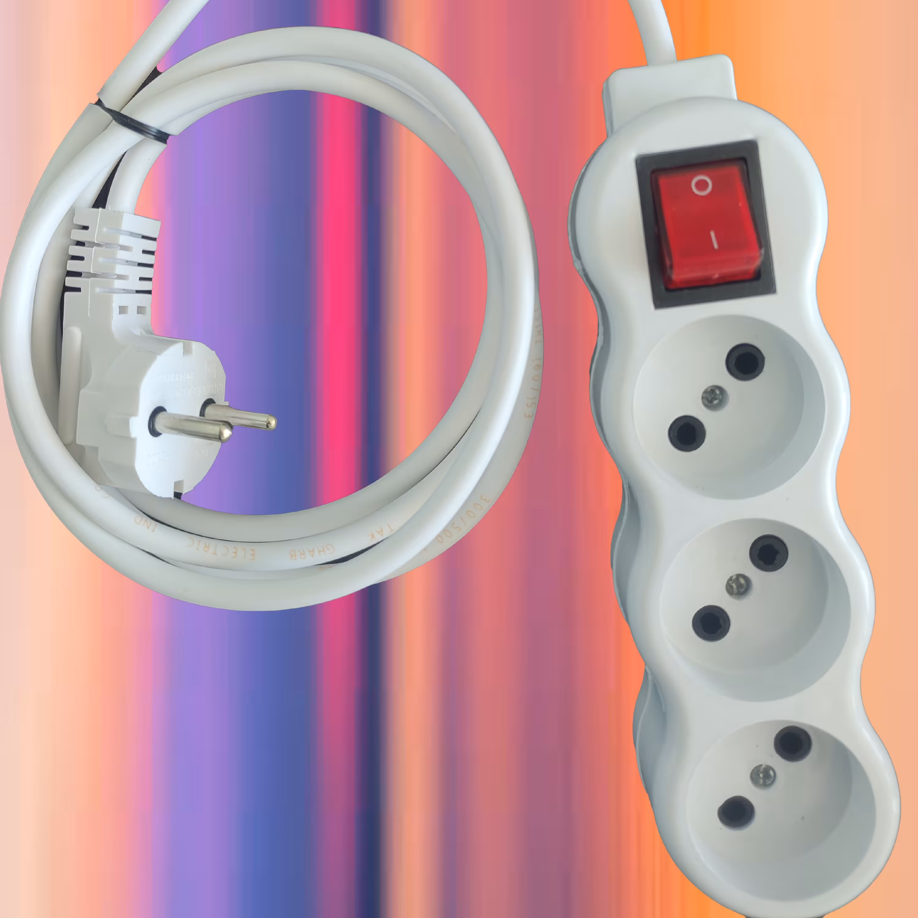 سه راهی برق پلاتین برنجی 1.8 متری