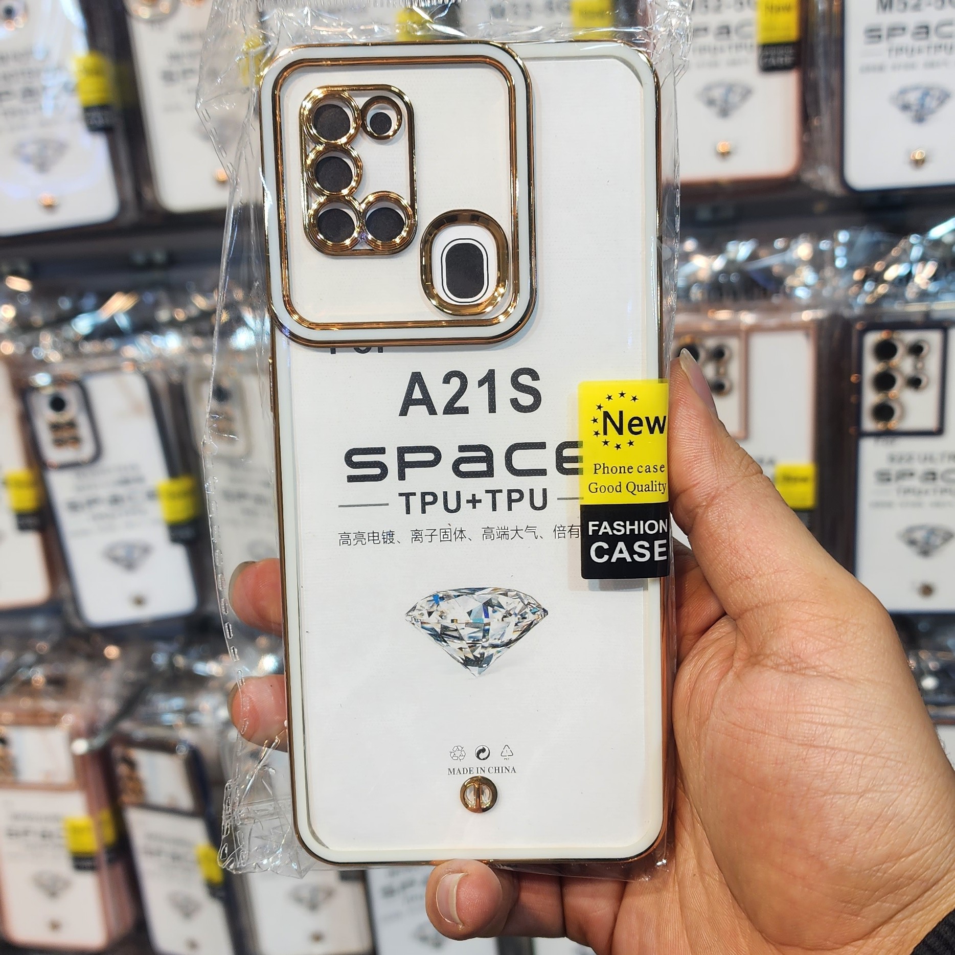 کاور  مدل دور رنگی مناسب برای گوشی a21s 