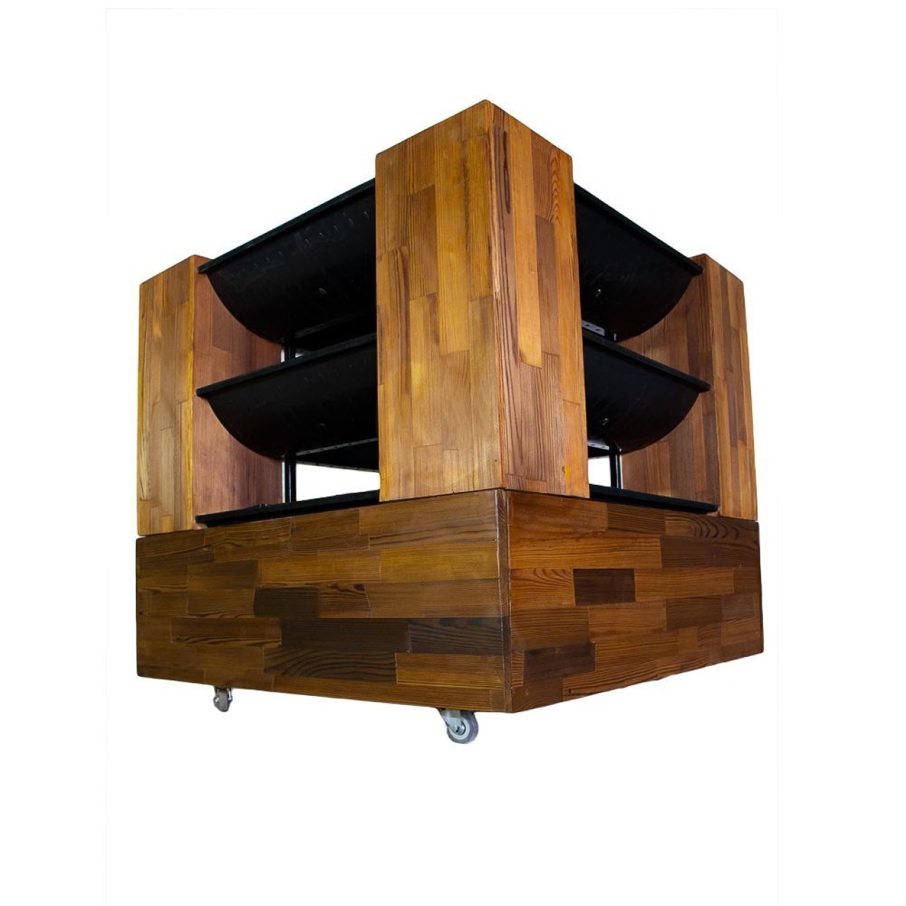 گلدان زینتی چراغ دار LED  هیلدا  مدل استند گل شماره HS1