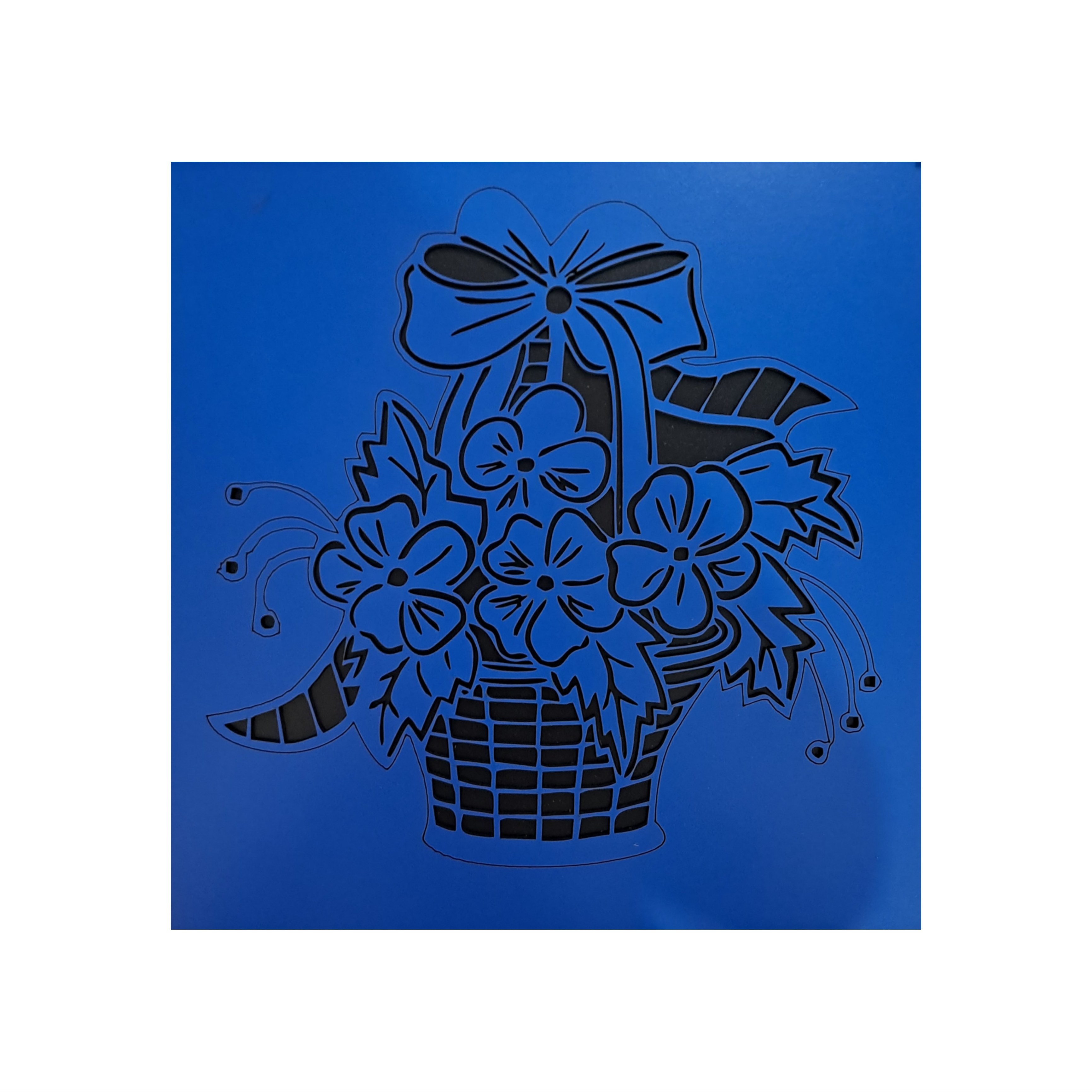 تابلو سبد گل 