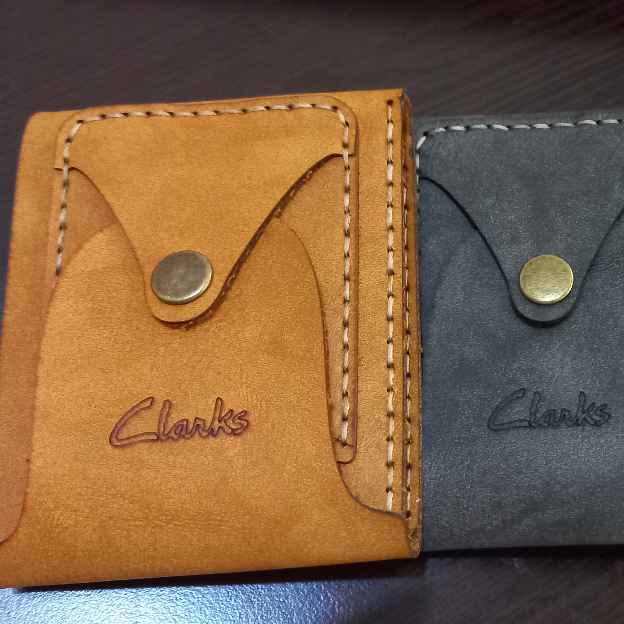 کیف پول و کارت چرمی دست دوز