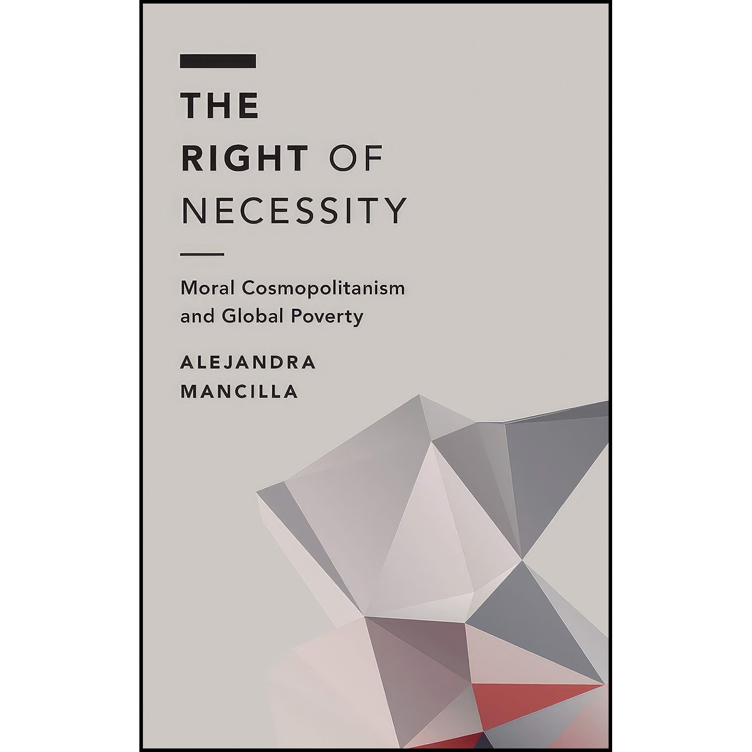کتاب زبان اصلی The Right of Necessity اثر Ms Alejandra Mancilla