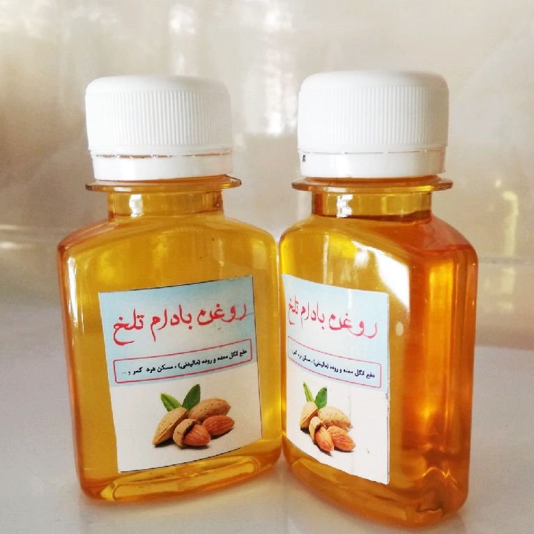 روغن بادام تلخ خالص (پرسی) 120 سی سی