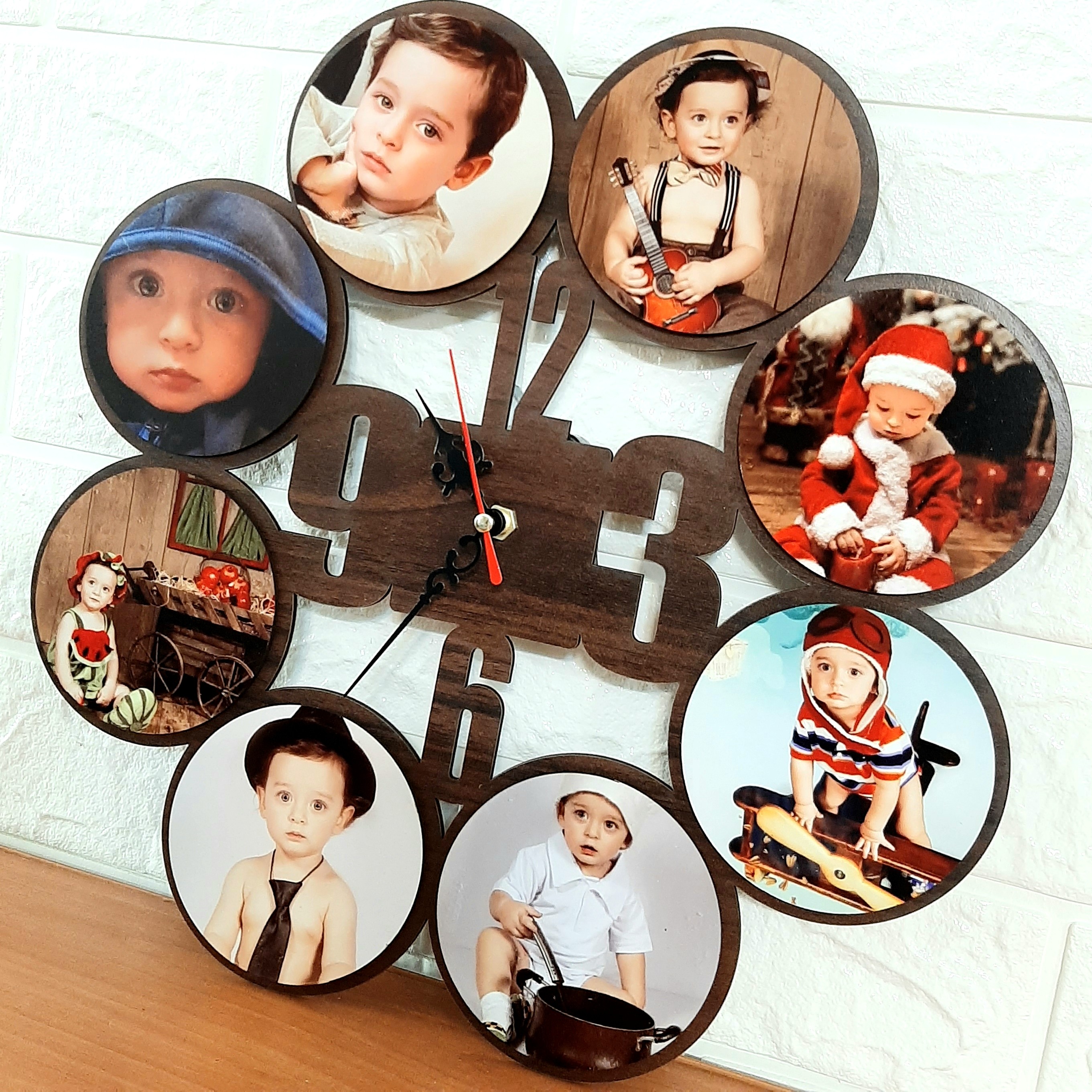 ساعت دیواری 8تکه خام سابلیمیشن 