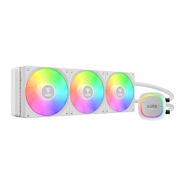 فن پردازنده آبی گیم دیاس مدل AURAGL360 V2 WH