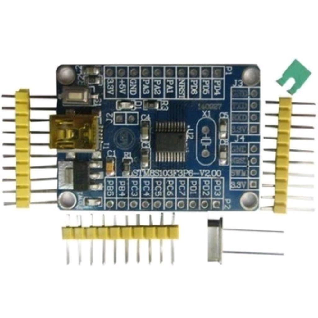 برد توسعه برنامه نویسی و رباتیک و الکترونیک STM8S103F3P6  Board
 
 
