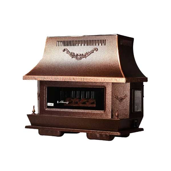 بخاری گازی پلار طرح شومینه مدل 325