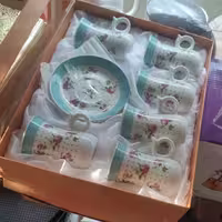 سرویس فنجان و نعلبکی آنجل باارسال رایگان شاینا