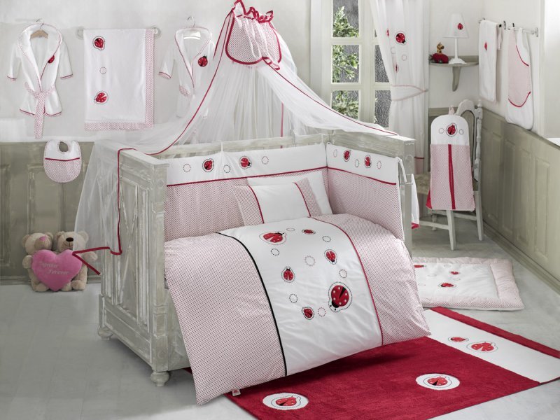 سرویس خواب 9 تکه کودک Little Ladybug  kidboo