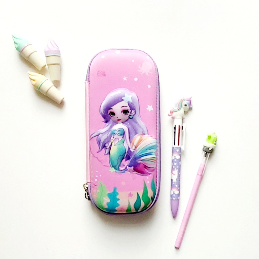 جامدادی کتابی برجسته طرح پری دریایی