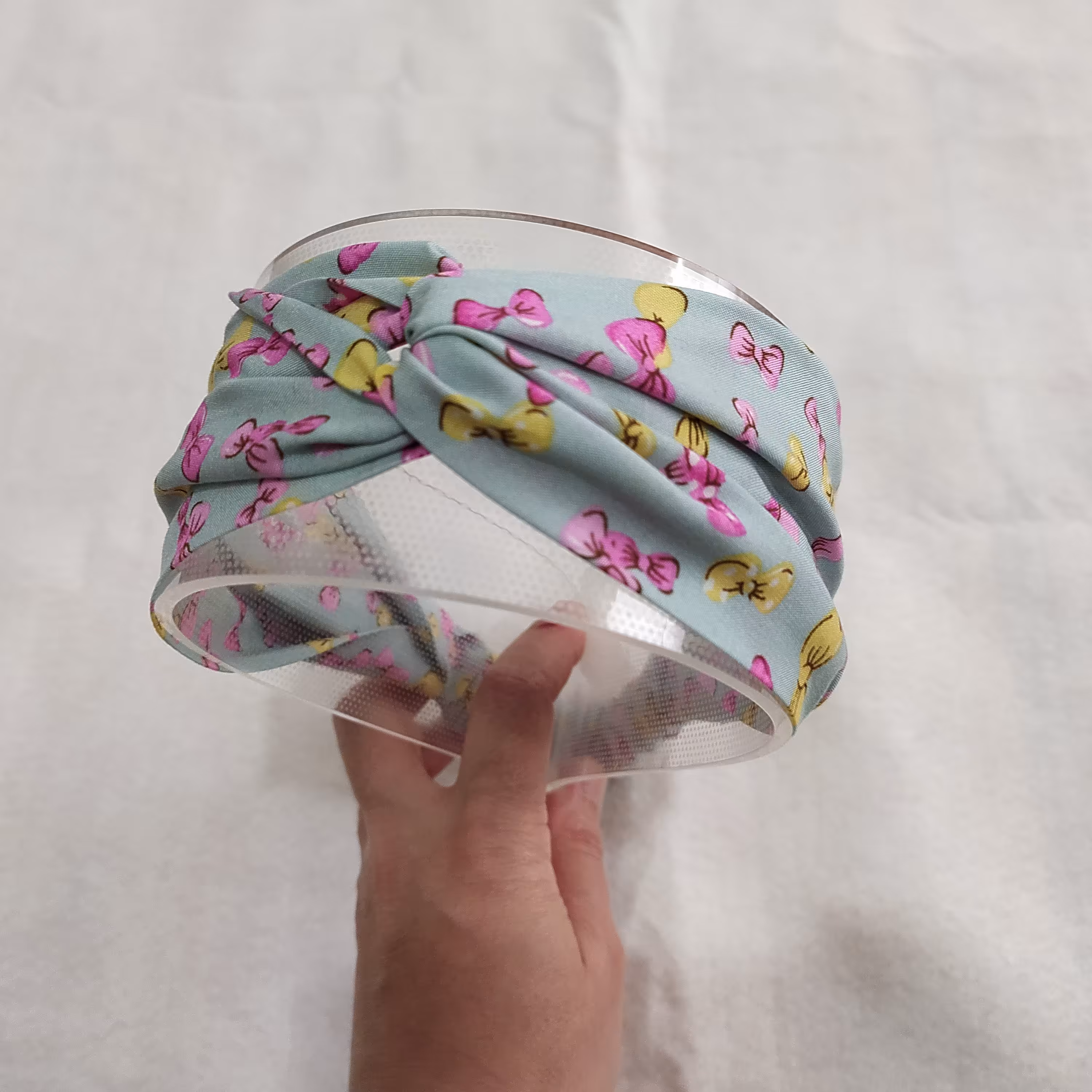 هدبند گره ای گل ریز