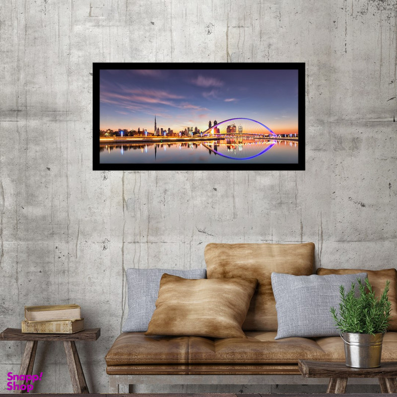 تابلو بکلیت طرح دورنمای شهر دبی مدل B-S2855