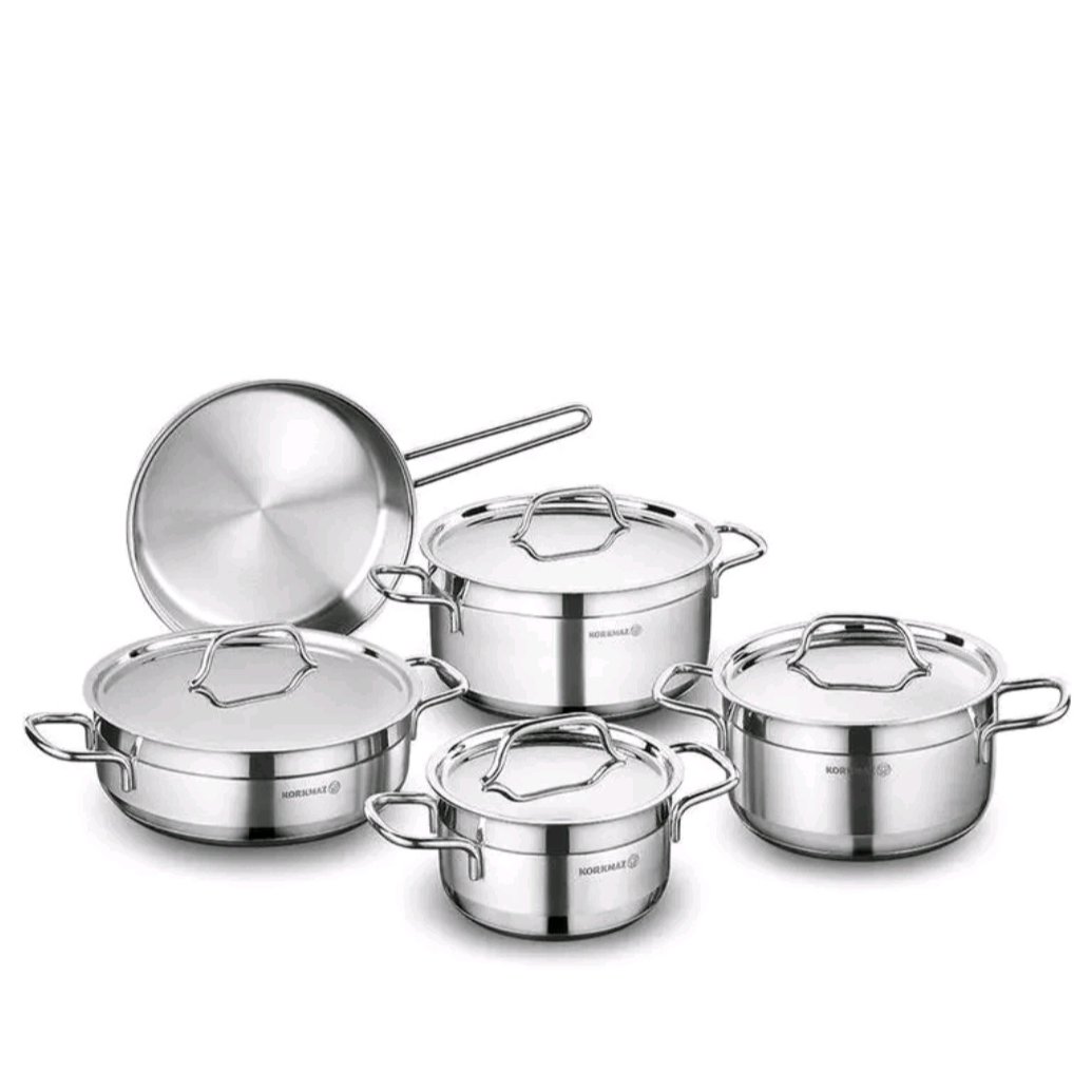 سرویس قابلمه  9پارچه استیل کرکماز