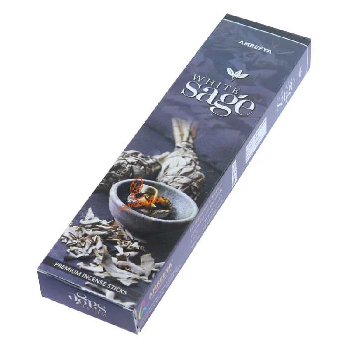 قیمت و خرید عود دست ساز 50 گرمی مدل WHITE SAGE آمریا AMREEYA