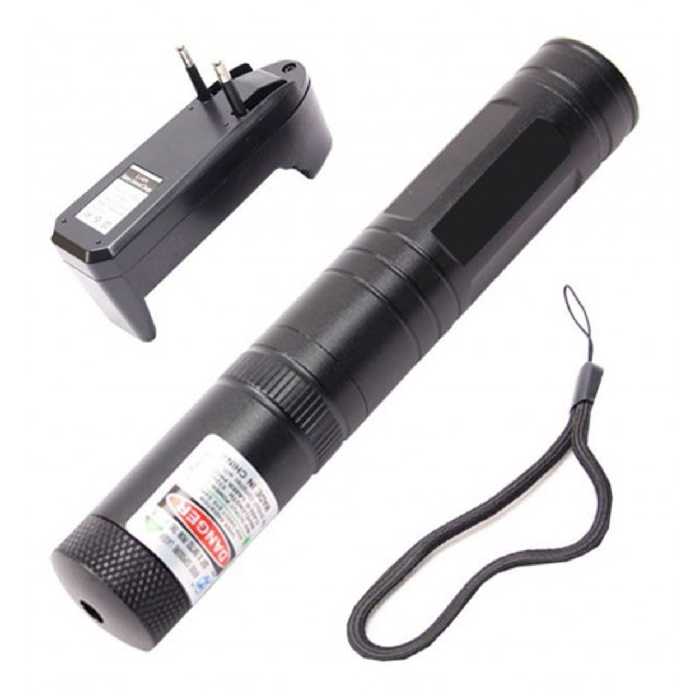 لیزر سبز 7کیلومتری 100 میلی وات با باطری قابل شارژ