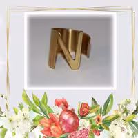 انگشتر آنتیک حرف N
