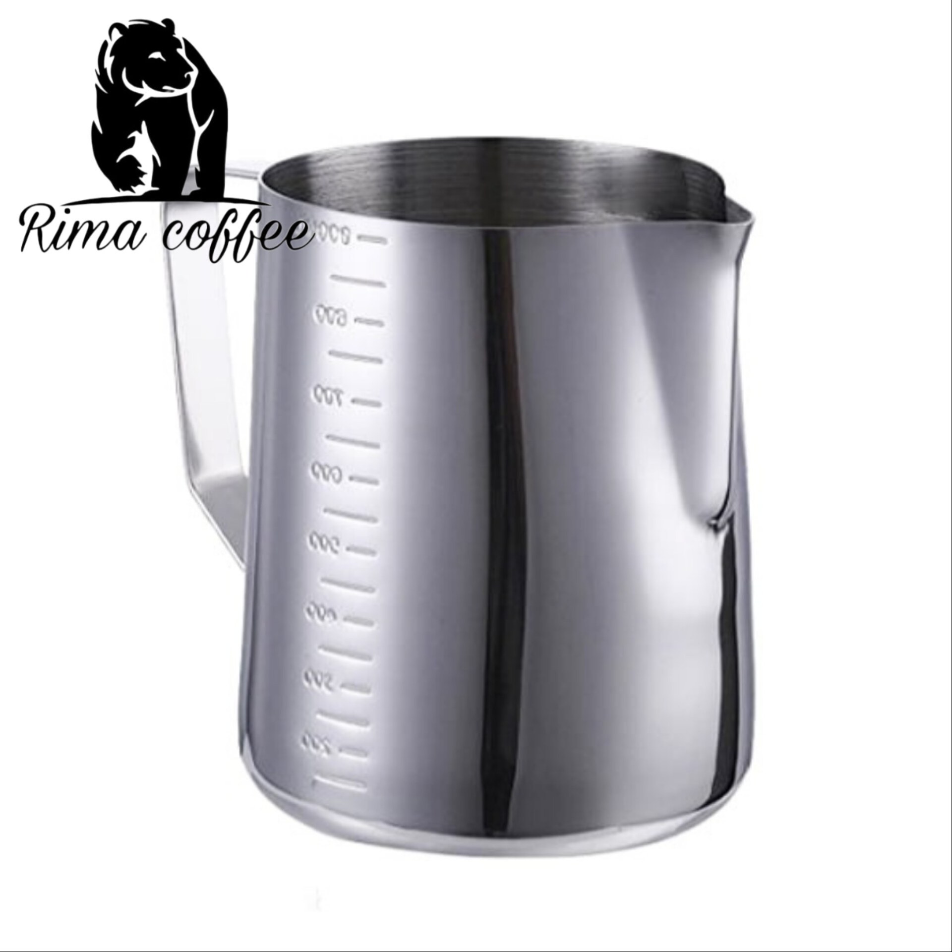 پیچر یا همان شیر جوش استیل 900 میل() Rima coffee ریما عمده فروش قهوه و ماگ