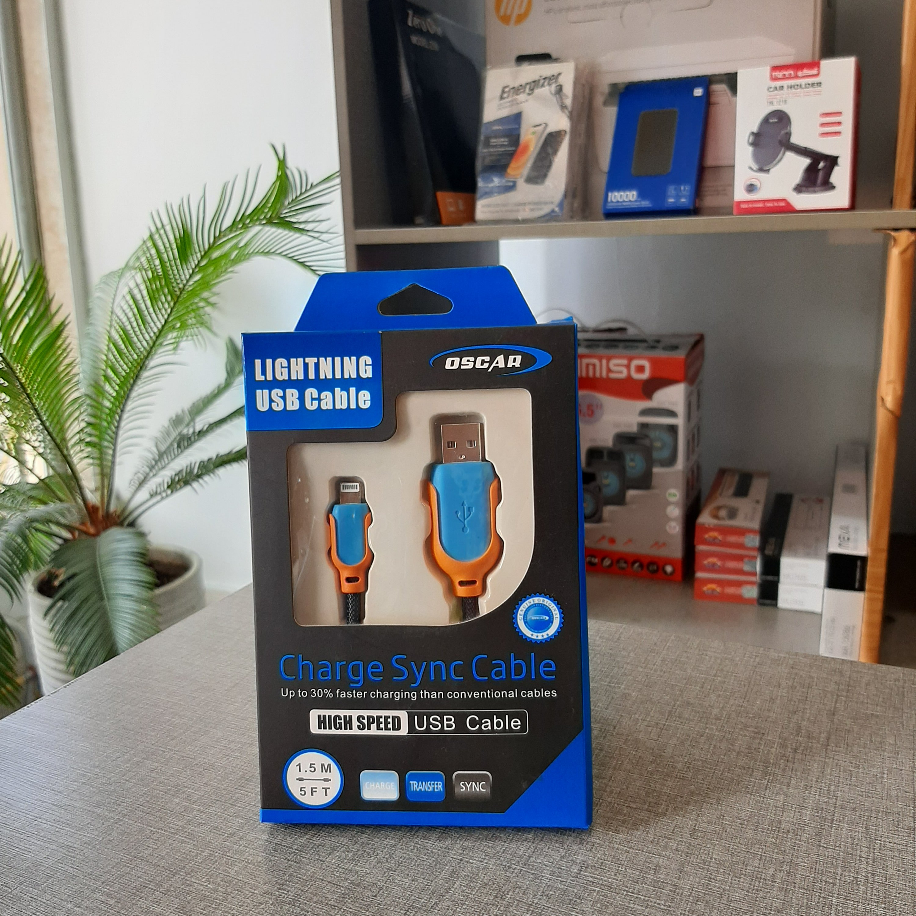 کابل شارژ اپل مدل اسکار V-727
Oscar-V-727-Lightning-to-USB-Cable