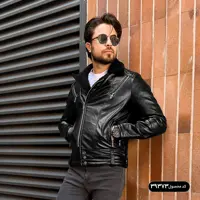 کاپشن چرم مردانه استارک مدل 39373
