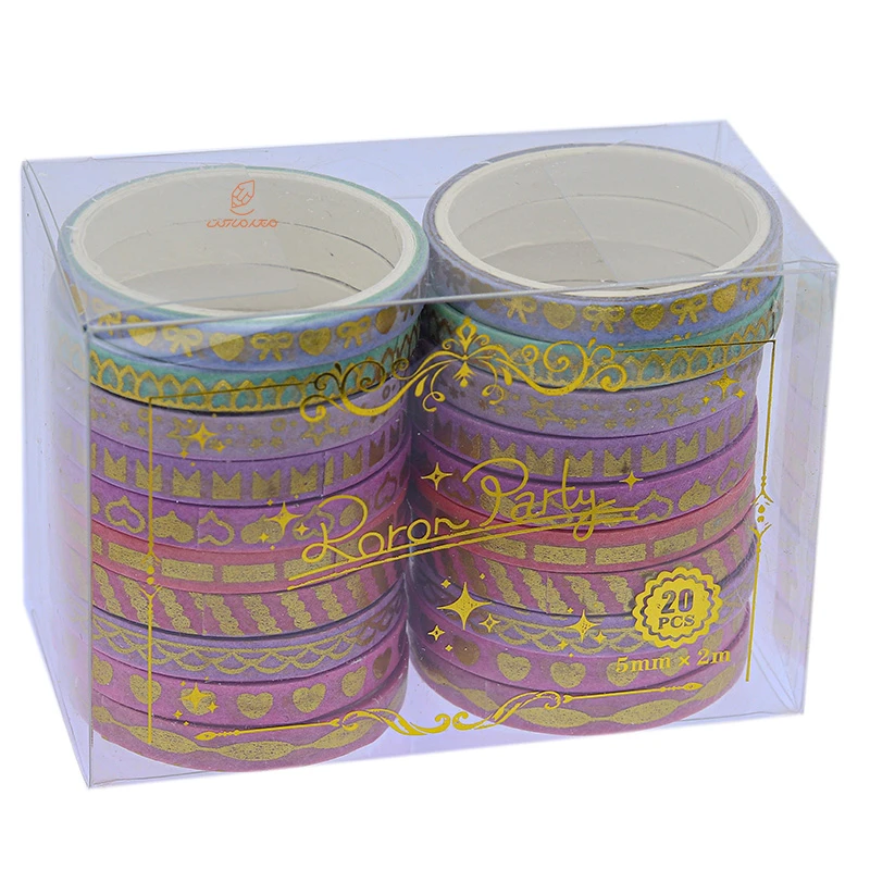 چسب نواری طرحدار 2209 صورتی واشی