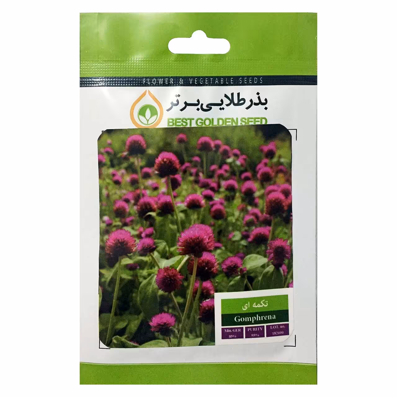 بذر گل تکمه ای بذر طلایی برتر کد BZT-12