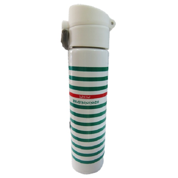 فلاسک نوزادیwew beginnings راه راه سبز