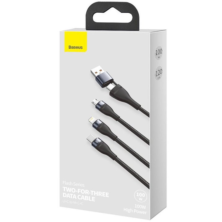 سیم شارژر باسئوس مدل M-L-C 100W 1.2m CA2T3-G1