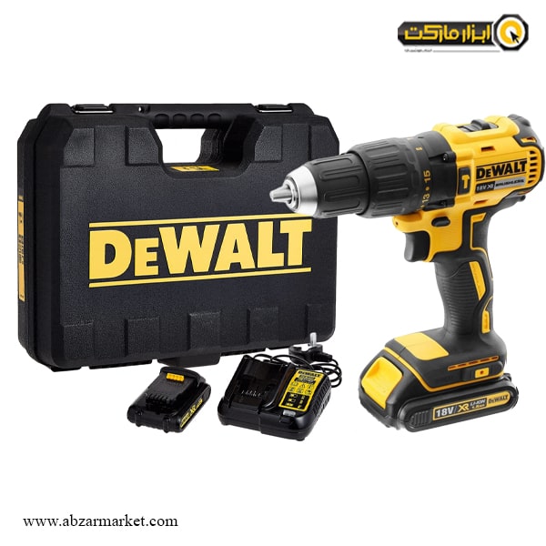 دریل شارژی چکشی دیوالت براشلس لیتیوم 18 ولت مدل DCD778S2