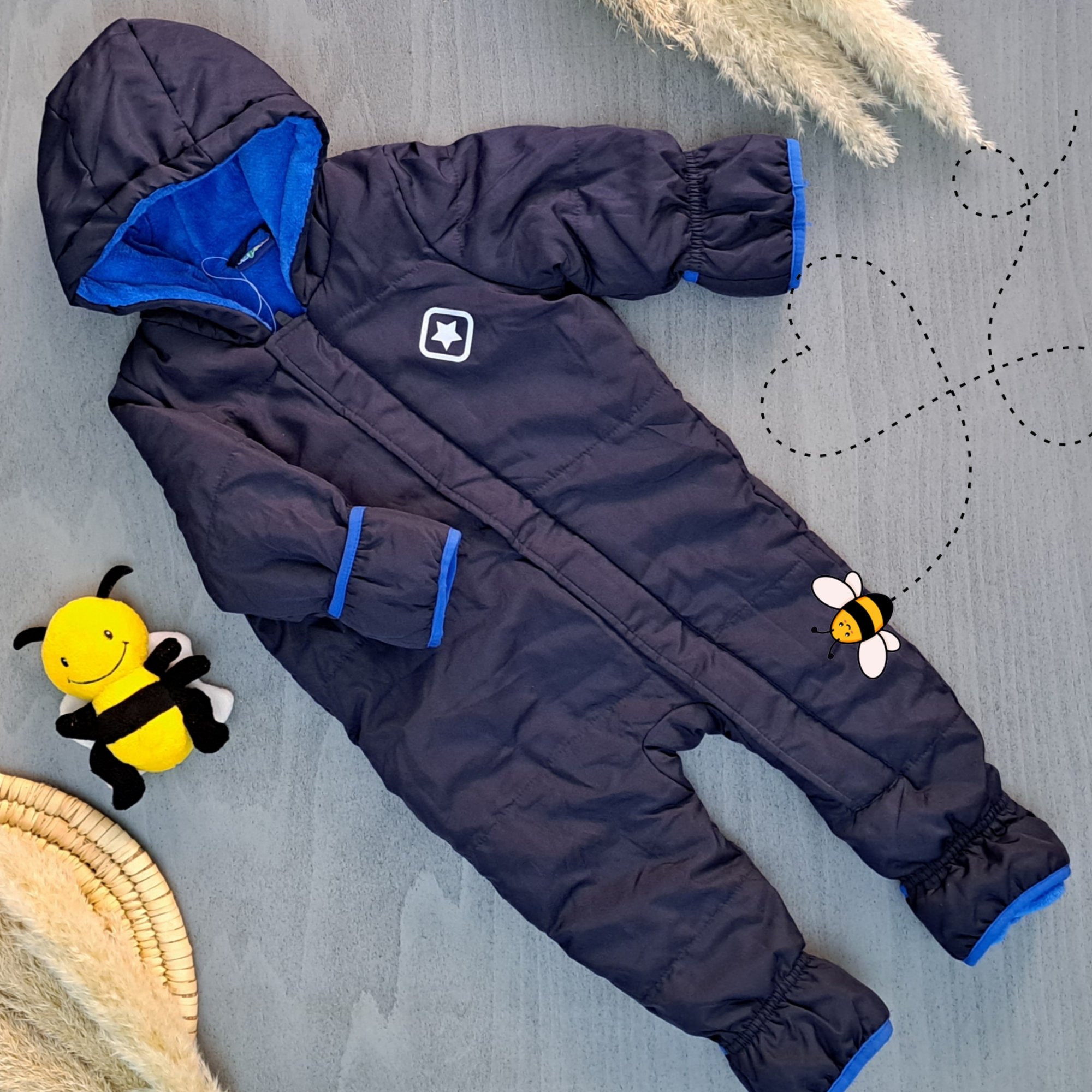 کاپشن سرهمی نوزادی پسرانه حدود 6  ماه  برند لوپیلو آلمان 