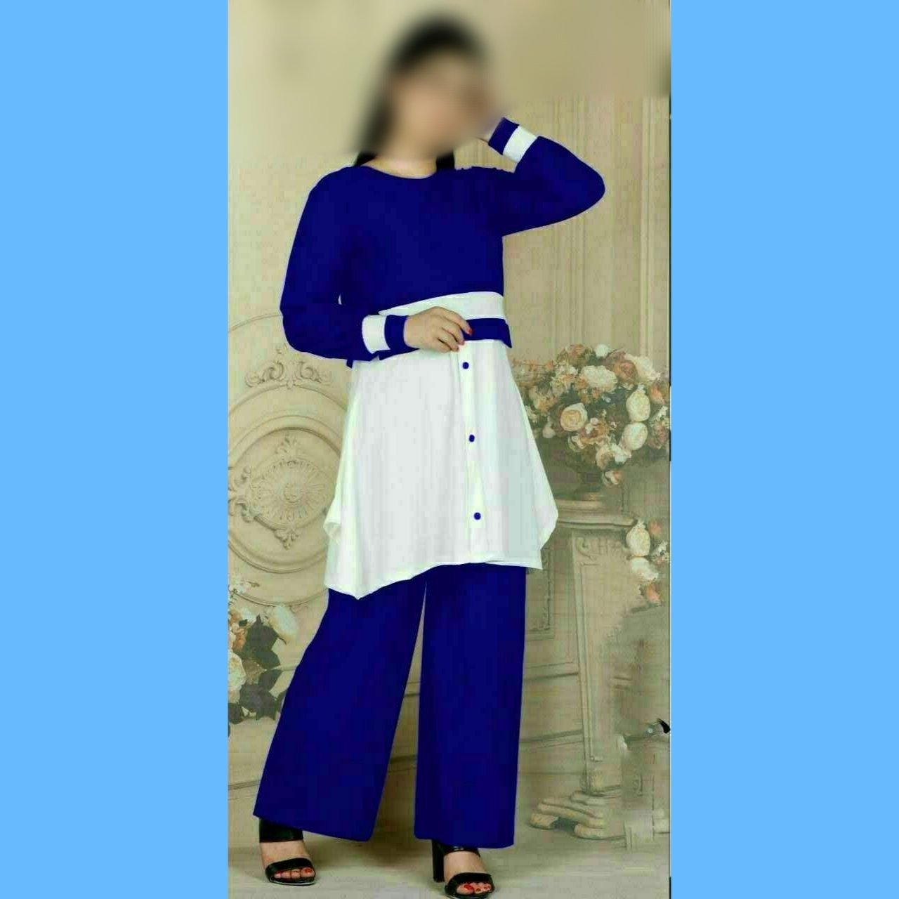 ست تونیک و شلوار مدل ماهک