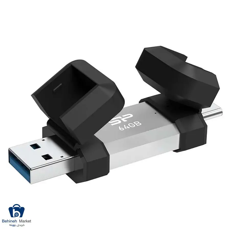 فلش مموری سیلیکون پاور مدل C51 ظرفیت 64 گیگابایت