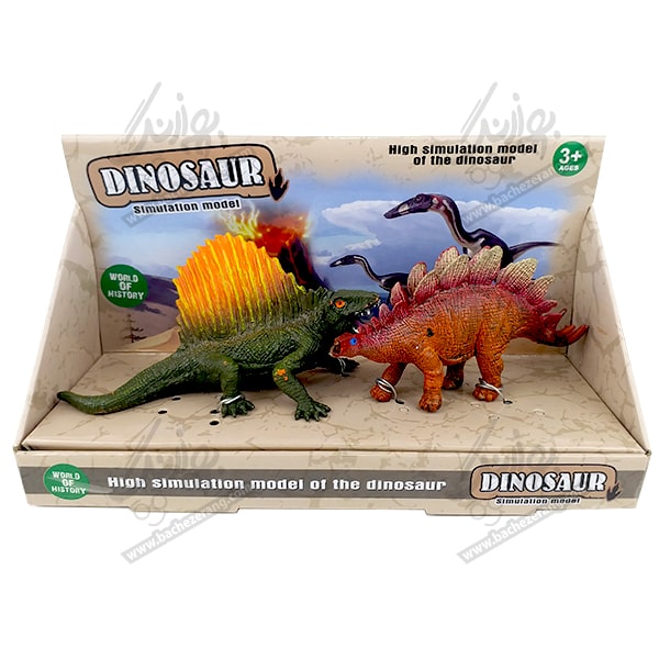 فیگور دایناسور دوعددی کد 2-038