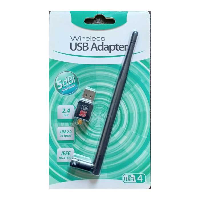 دانگل وای فای آنتن دار مدل 5dbi کیفیت عالی - دانگل wifi usb