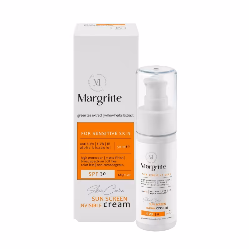کرم ضدآفتاب رنگی SPF30 رنگ بژ روشن مارگریت 50 میل