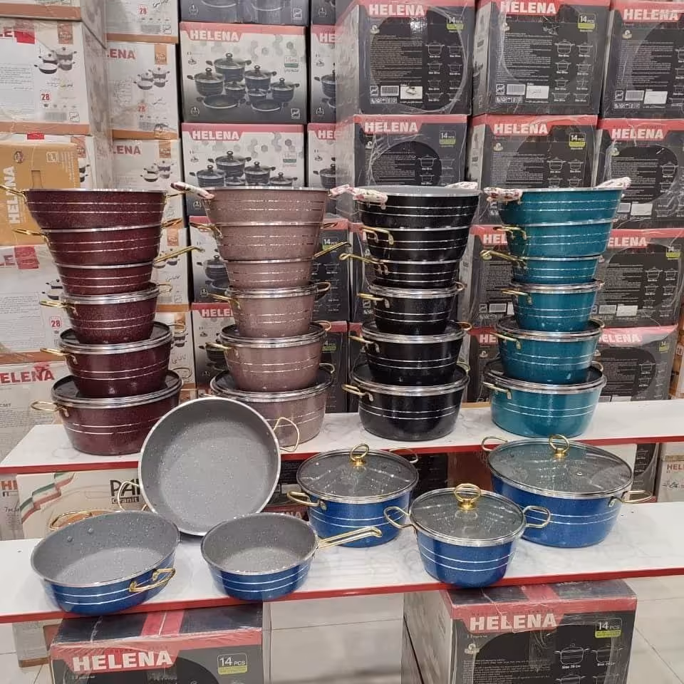 سرویس قابلمه 9پارچه گراب هزینه ارسال رایگان 