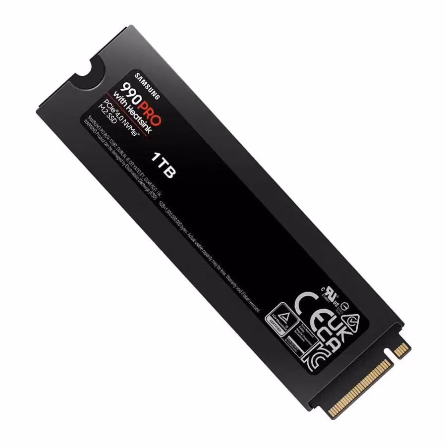 قیمت و خرید اس اس دی 1 ترابایت سامسونگ مدل Samsung 990 PRO Heatsink PCIe NVMe M.2 2280 | یاس ارتباط