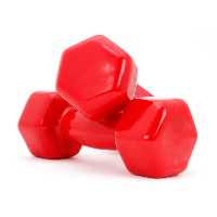 دمبل ایروبیک روکش‌ دار 2.5 کیلوگرمی بسته دو عددی