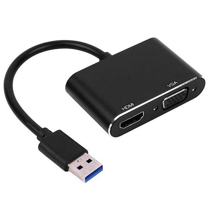 تبدیل USB3 به VGA و HDMI کی نت 