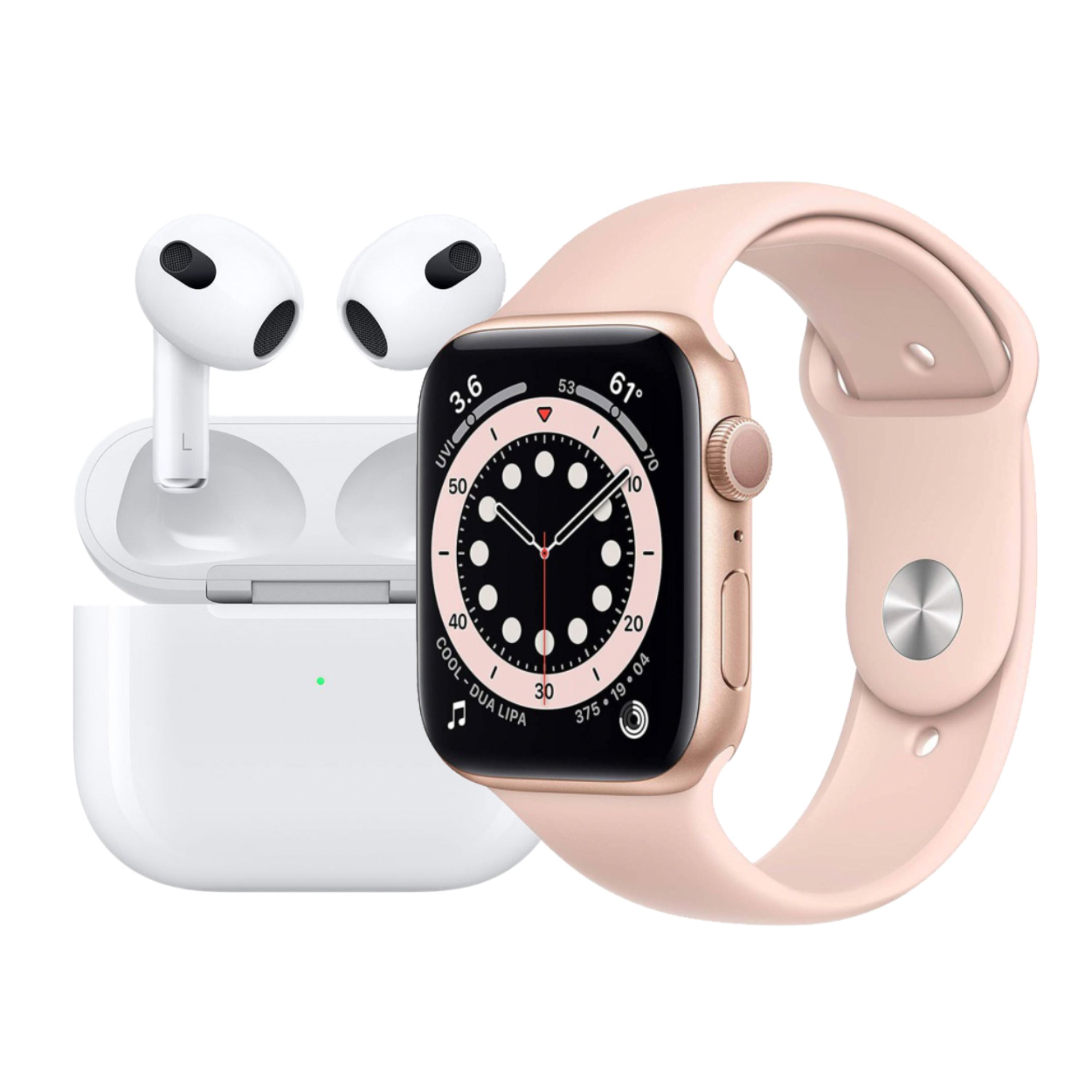 ساعت هوشمند HT66 series 7 و ایرپاد AirPods Pro 4 (سیمکارت خور نیست)