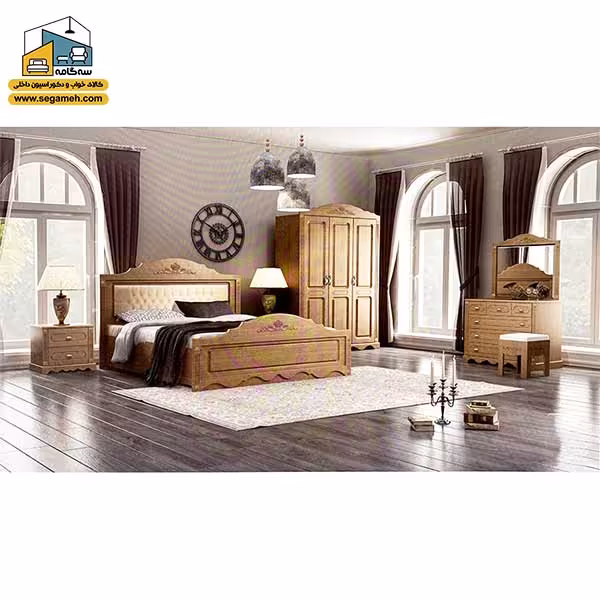 سرویس خواب دو نفره مدل آروین کد BDS1043