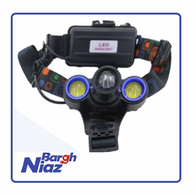 چراغ قوه هد لایت 3 لامپ مدل Hands Free