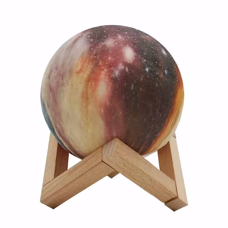چراغ خواب طرح کره ماه مدل 3D Moon