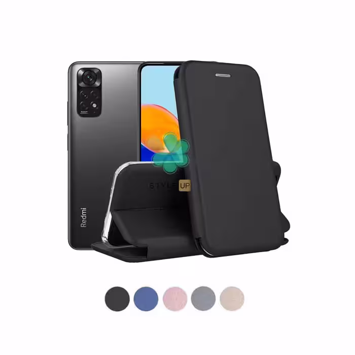 کیف کلاسوری چرمی گوشی شیائومی Xiaomi Redmi Note 11 5G