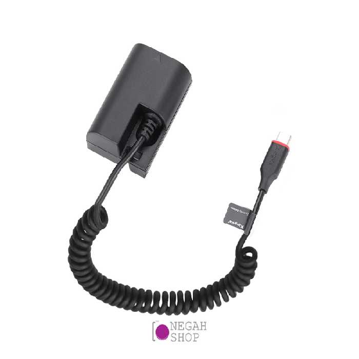 آداپتور برق مستقیم باتری دوربین Kingma LP-E6 USB-C