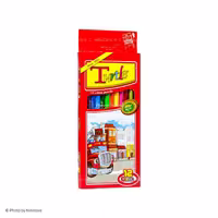 مدادرنگی جعبه مقوایی 12رنگ لاک پشتTurtle 12 colors  card box color pencil