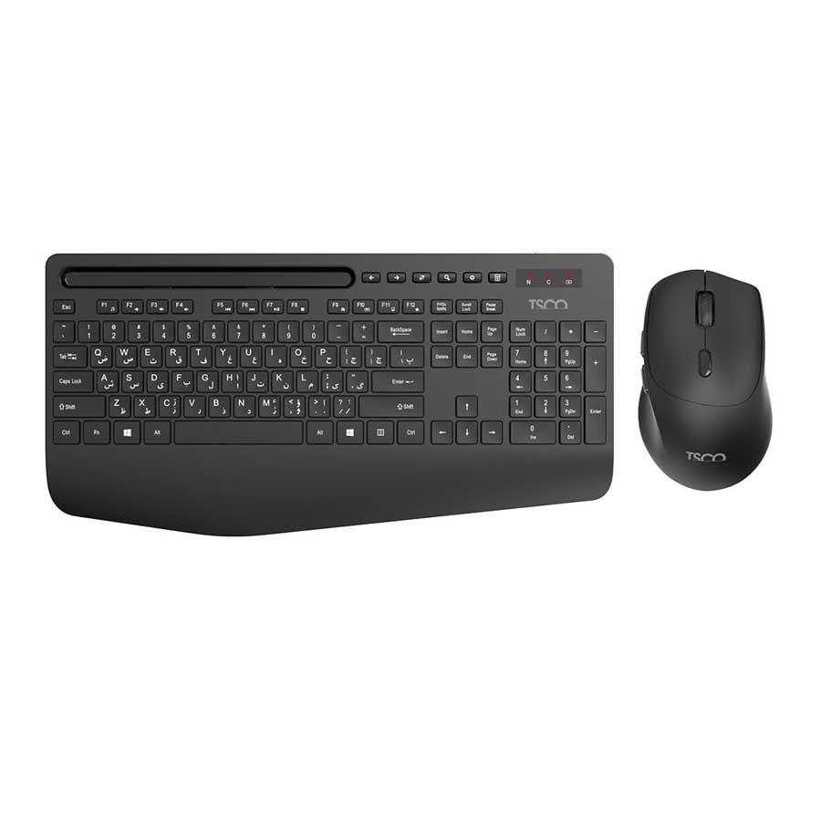 قیمت و خرید کیبورد و ماوس بیسیم تسکو مدل TKM 7025 W | یاس ارتباط