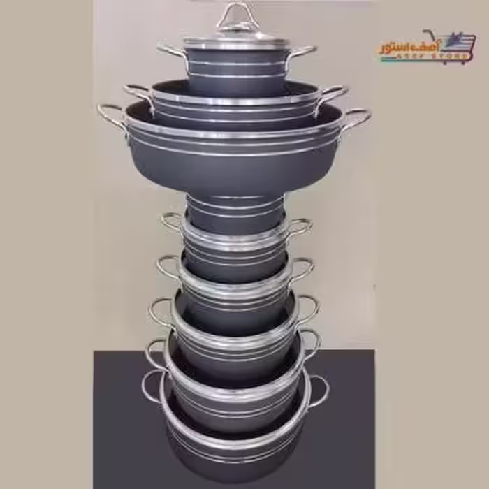 سرویس قابلمه تفلون اسبیکو 16 پارچه